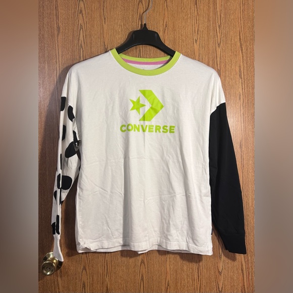 Converse Heritage Animal Print Long Sleeve Tee - Picture 1 of 4